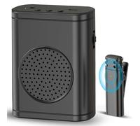 Amplificatore vocale con microfono a clip senza fili, microfono portatile con altoparlante, amplificatore vocale personale, sistema PA per più posizioni in classe, riunioni e all'aperto