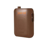 Amplificatore Vocale Da 20 W Con Microfono Wireless UHF For Lezioni Guidate Didattiche For Professori E Riunioni Altoparlante Megafono Portatile per l'Insegnamento(Brown)
