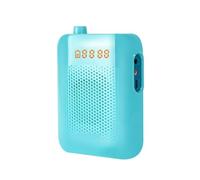 Amplificatore Vocale Da 20 W Con Microfono Wireless UHF For Lezioni Guidate Didattiche For Professori E Riunioni Altoparlante Megafono Portatile per l'Insegnamento(Yellow)