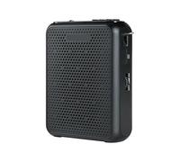 Amplificatore Vocale, E300 Amplificatore cablato portatile Microfono indossato sulla testa Batteria integrata agli ioni di litio(Noir)