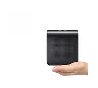 Amplificatore vocale, Megafono dell'amplificatore vocale con microfono cablato Mp3 Formazione/Guida/Promozioni/Lezione degli insegnanti(Noir)