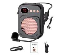 Amplificatore vocale - Microfono vocale per insegnanti, amplificatore portatile ad alto volume, microfono da lavoro ricaricabile 12 ore, dispositivo audio personale | Per Lezioni frontali Lezioni Conv