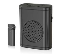 Amplificatore Vocale Portatile 2600mAh Ricaricabile Amplificatore vocale senza fili con Microfono Lavalier Wireless 10W Pa System altoparlante per Insegnanti, Guide Turistiche Sport Trainer