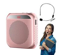 Amplificatore vocale portatile - Amplificatore personale ricaricabile amplificatore vocale da 2200 mAh,Amplificatori portatili, altoparlante con microfono cablato, cuffie per insegnanti, riunione