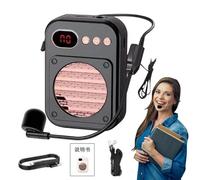 Amplificatore vocale portatile, amplificatore vocale | Cuffie senza fili | Amplificatore vocale per insegnanti, lavoro di 12 ore, telefono portatile altamente ricaricabile