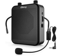 Amplificatore Vocale Portatile Con Microfono Cuffia 30W Batteria Ricaricabile 28