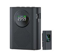 Amplificatore vocale portatile con microfono Lavalier wireless, altoparlante Blutooth (10 W) con batteria al litio da 2600 mAh, mini amplificatore di voce ricaricabile per allenatori, insegnanti