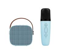 Amplificatore Vocale Portatile, Mini macchina for bambini e adulti Altoparlante portatile con microfono wireless(Blauw)