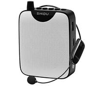 Amplificatore Vocale Senza Fili Portatile SHIDU Mini Sistemi Pa con Microfono UHF a cuffia amplificatori di voce ricaricabile batteria 2000mAh per insegnanti, canto, allenatori, formazione, yoga
