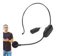 Amplificatore vocale senza fili, voce wireless microfono, 2,4 g ricaricabile senza fili con riduzione del rumore - microfono senza mani, amplificatore portatile per presentazioni di conferenze nel