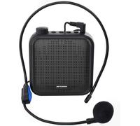 Amplificatore Vocale, Sistema PA Ricaricabile Da 12 W (1200 Mah) Con Microfono C