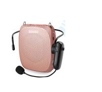 Amplificatore Vocale USB For Altoparlante Audio Portatile Wireless For Insegnante per l'Insegnamento(Rose gold)