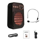 Amplificatore vocale wireless con altoparlante con microfono wireless | Mini PA personale ricaricabile con fino a 12 ore di batteria, altoparlante potenziatore vocale portatile per insegnanti