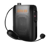 Amplificatore vocale wireless con microfono auricolare - Altoparlante vocale personale da 20 W ricaricabile Mini Pa System microfono portatile con altoparlante per insegnanti all'aperto ecc (colore