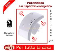 AMPLIFICATORE WIFI RIPETITORE 300 Mbps WPS RIPETITORE WIFI MANUALE ita EXTENDER
