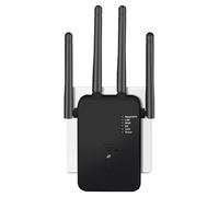 Amplificatore WLAN 2025, ripetitore WLAN 300 Mbit/s, alta potenza con 4 antenne, con ripetitore/modalità AP, amplificatore con connessione Ethernet, amplificazione del segnale per tutti i percorsi