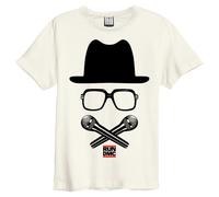 Amplified 2 Mics Maglietta Run DMC Adulto Unisex (GD1115)