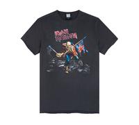 Amplified 80s Tour Maglietta Iron Maiden Uomo (NS5179)
