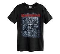 Amplified 9 Eddies Maglietta Iron Maiden Adulto Unisex (GD3623)
