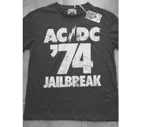 Amplified Acdc 1974 Prigione Rottura Tour T-Shirt Piccolo, Xlarge