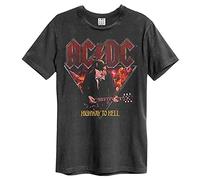 Amplified ACDC - Highway to Hell - Maglietta unisex, Carbone, L