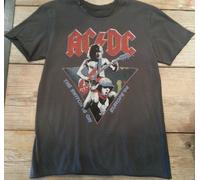 Amplified Acdc " Il Interruttore È Su " T Shirt Vintage Lavato S, Ultimo Ones