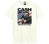 Amplified American Rebel Maglietta Johnny Cash Adulto Unisex (GD2239)
