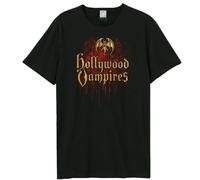 Amplified Bad Blood Maglietta Hollywood Vampires Logo Adulto Unisex (GD3412)