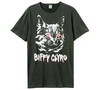 Amplified Black Cat Maglietta Biffy Clyro Adulto Unisex (GD1873)