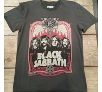 Amplified Black Sabbath T Shirt Vintage Slavato Sm, Media, XL