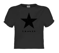Amplified Black Star Maglietta Corta David Bowie Donna (GD2214)