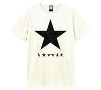 Amplified Black Star Maglietta David Bowie Adulto Unisex (GD1294)