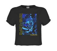 Amplified Blue Monster Maglietta Corta Iron Maiden Donna (GD2975)