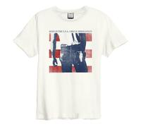 Amplified Born In The USA Maglietta Bruce Springsteen Adulto Unisex (GD3333)