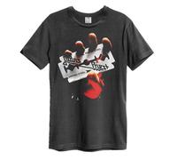 Amplified British Steel Maglietta Judas Priest Adulto Unisex (GD1434)