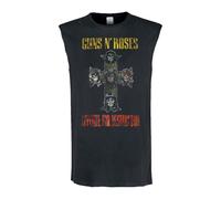 Amplified Canotta da uomo Appetite for Distruction Guns N Roses, Carbone Taglia L, grigio, L