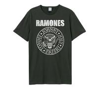 Amplified Classic Seal Maglietta Ramones Adulto Unisex (L) (Carbone)