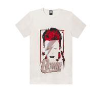Amplified Clothing Bianco David Bowie T-shirt a maniche corte Uomini