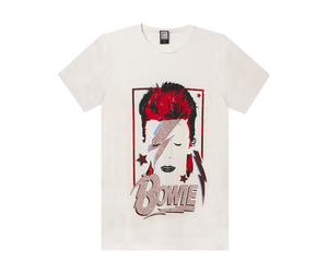 Amplified Clothing Bianco David Bowie T-shirt a maniche corte Uomini