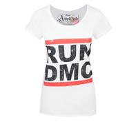 Amplified Clothing Bianco Run DMC T-shirt a maniche corte Donne