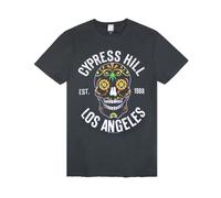 Amplified Clothing Grigio Cypress Hil T-shirt a maniche corte Uomini
