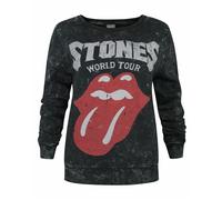 Amplified Clothing Grigio Rolling Stones Felpa Donne