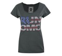 Amplified Clothing Grigio Run DMC T-shirt a maniche corte Donne