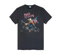 Amplified Clothing Iron Maiden - Trooper Print Uomini Piccolo T-shirt a maniche