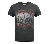 Amplified Clothing Motley Crue Uomini Medio T-shirt a maniche corte