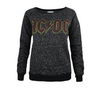 Amplified Clothing Nero Ac/Dc Felpa Donne