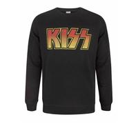 Amplified Clothing Nero Kiss Logo Felpa Uomini