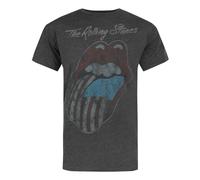 Amplified Clothing Nero Rolling Stones T-shirt a maniche corte Uomini