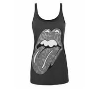 Amplified Clothing Rolling Stones Leopard Tongue Logo Donne X-Piccolo Veste