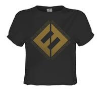 Amplified Concrete & Gold Maglietta Corta Foo Fighters Donna (GD2736)